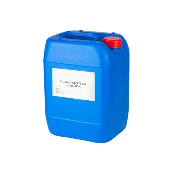 Sosa caustica líquida 25% - garrafa 33kg (Food Grade E-524)