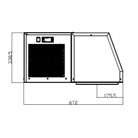 Unidad de refrigeración superior para 8 - 10 barriles (575 W)
