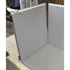 Enfriador de barriles de acero galvanizado - 2 barriles de 50l Enfriador de barriles de acero galvanizado - 2 barriles de 50l