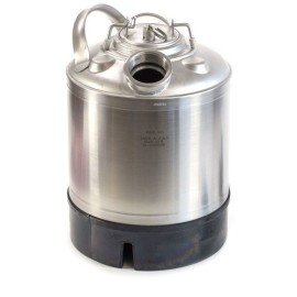 Barril de limpieza inox 9L - 1 boca sin espadín