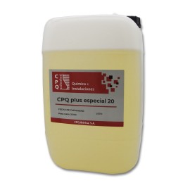 CPQ plus especial 20 - detergente caustico con tensoactivos - garrafa 25kg
