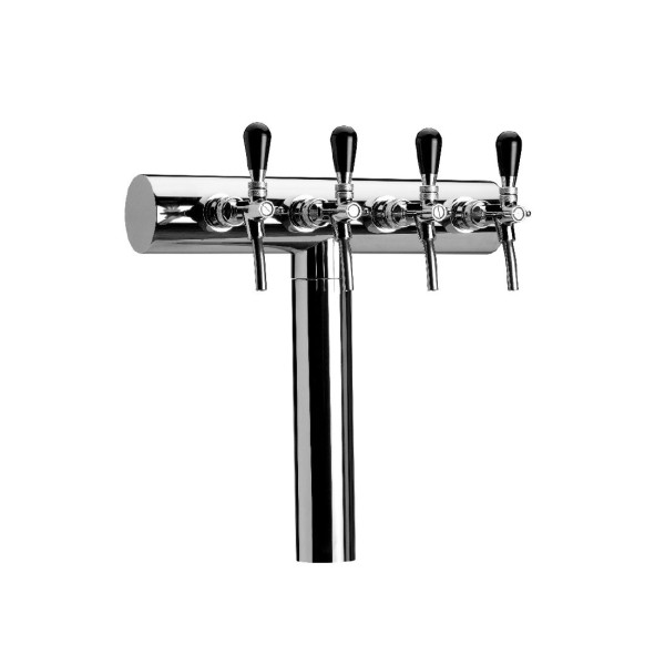 Columna "T" 4 salidas 5/8" sin grifos, preinstalada con tubos Columna "T" 4 salidas 5/8" sin grifos, preinstalada con tubos