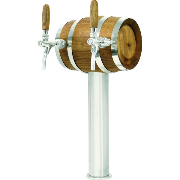 Columna Lindr Soudek con 2 grifos inox.