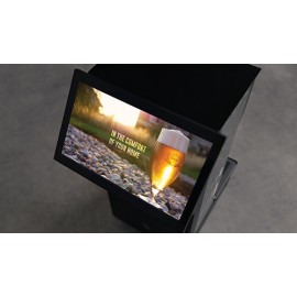 Lindr KONTAKT 60K VISION con dos grifos Cosmo para cócteles + panel retroiluminado Lindr KONTAKT 60K VISION con dos grifos Cosmo para cócteles + panel retroiluminado