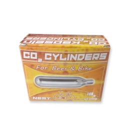 Caja de 10 cartuchos con rosca de CO2 de 16gr Caja de 10 cartuchos con rosca de CO2 de 16gr