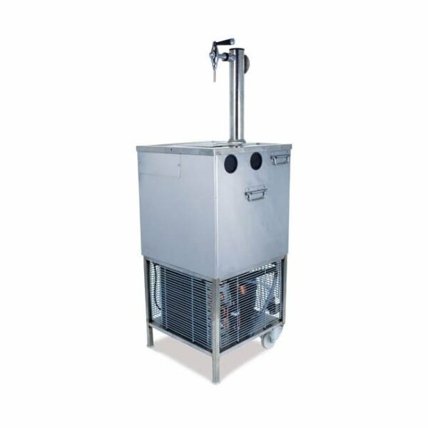 Enfriador de cerveza V-100 portable con columna y bandeja Enfriador de cerveza V-100 portable con columna y bandeja