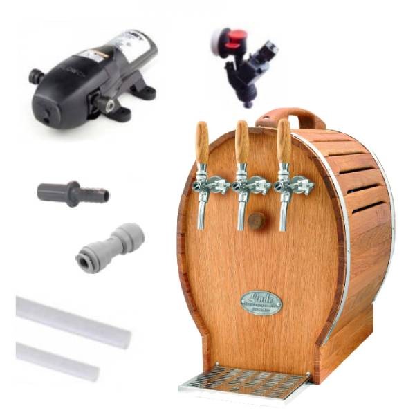 Pack BIB enfriador Soudek 50 (3 grifos) + bombas Bevjet Compact + cabezales BIB Vitop