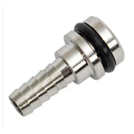 Espiga recta de acero inoxidable 1/4" para Flojet (para tubo OD 3/8")