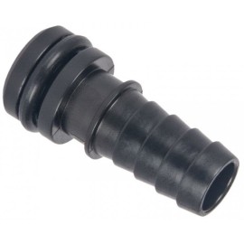 Espiga recta de polipropileno 1/4" para Flojet (para tubo OD 3/8")
