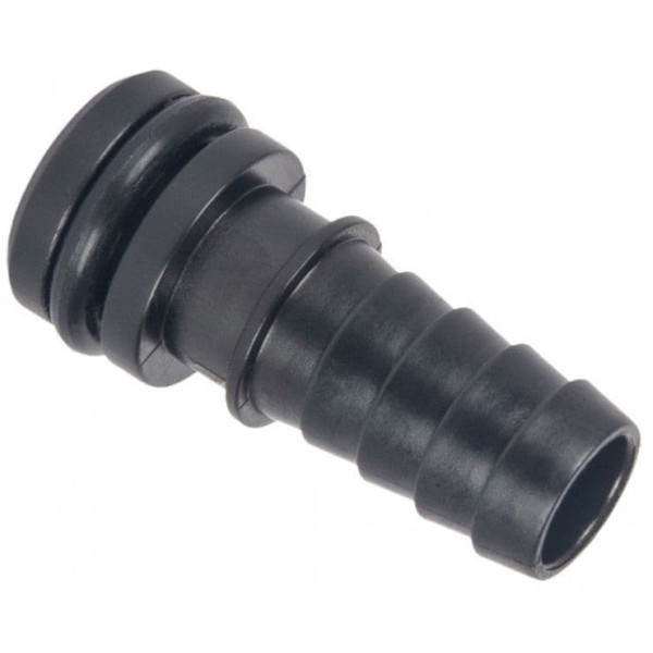 Espiga recta de polipropileno 1/4" para Flojet (para tubo OD 3/8")