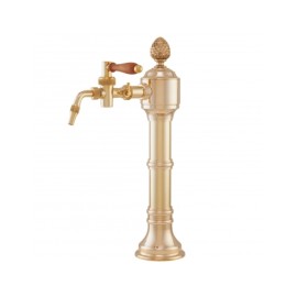 Columna LUKR de latón sin grifo acabado TiN (Nitruro de Titanio)