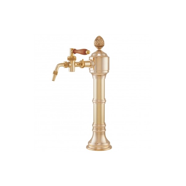 Columna LUKR de latón sin grifo acabado TiN (Nitruro de Titanio)