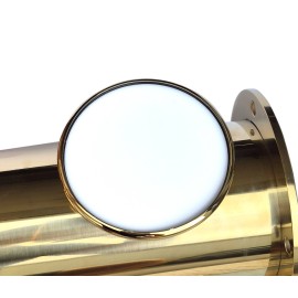 Medallón dorado retroiluminado LED para columnas tipo puente o T