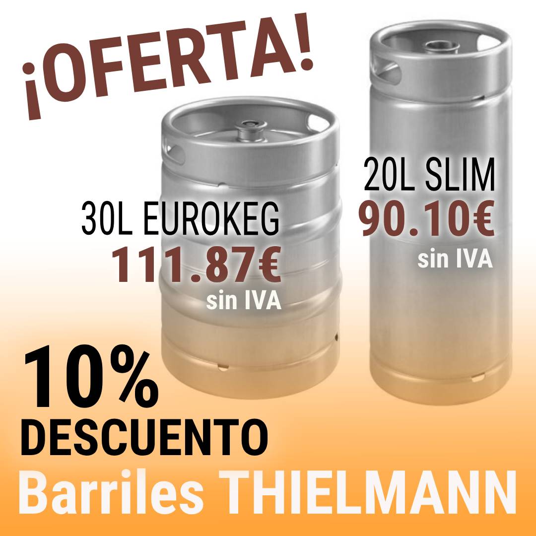 barriles thielmann descuento 10%